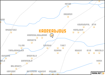 map of Kaoré Adjous