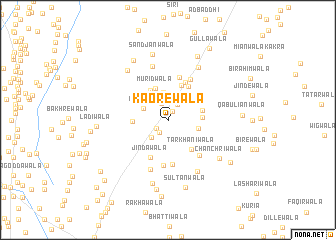 map of Kaorewāla