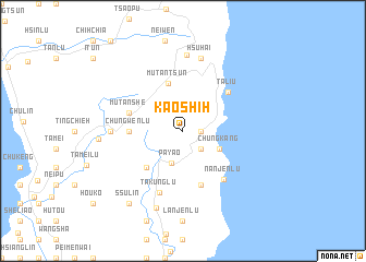 map of Kao-shih