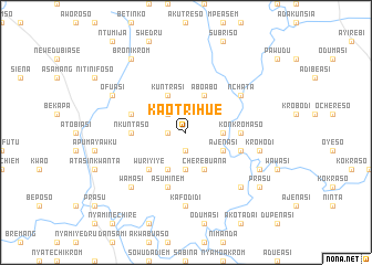 map of Kaotrihue