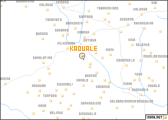 map of Kaoualé