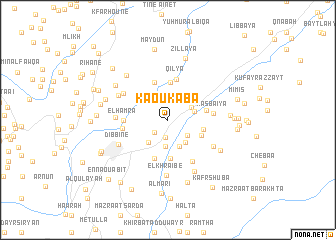 map of Kaoukaba