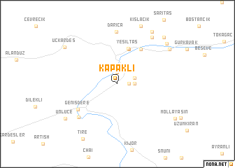 map of Kapaklı