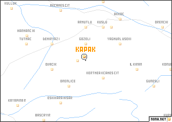 map of Kapak