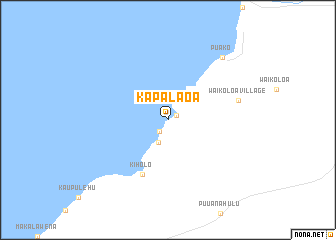 map of Kapalaoa