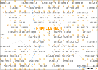 map of Kapallewela