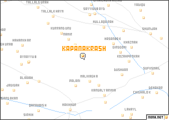 map of Kapanak Rash