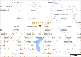 map of Kapandula