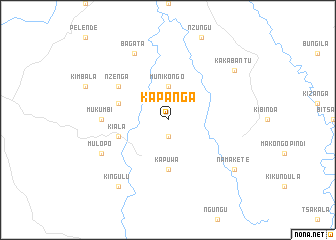 map of Kapanga