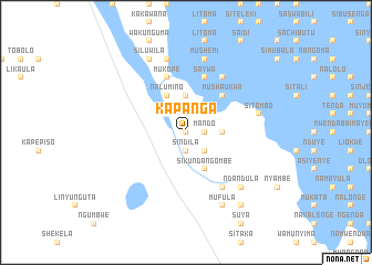 map of Kapanga