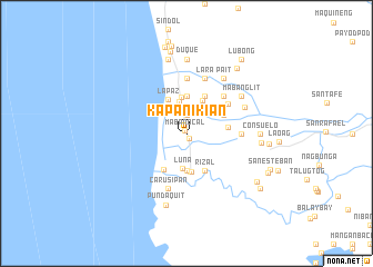 map of Kapanikian
