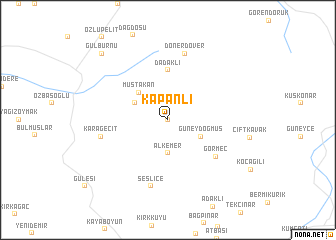 map of Kapanlı