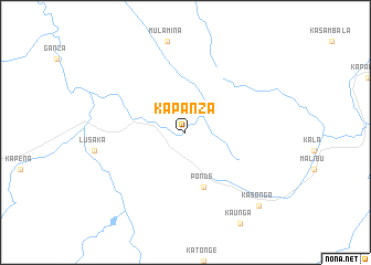 map of Kapanza
