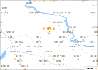 map of Kāpas