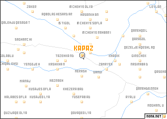 map of Kapaz