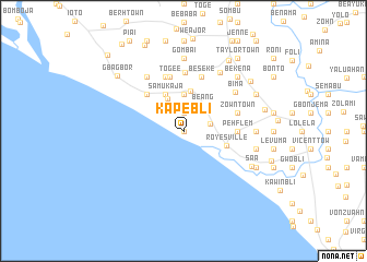 map of Kapebli