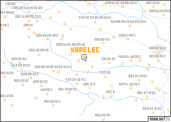 map of Kapelec