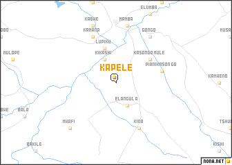 map of Kapele