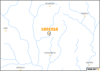 map of Kapenda