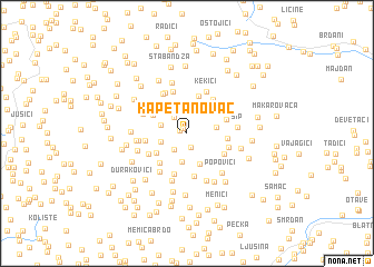 map of Kapetanovac