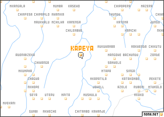 map of Kapeya