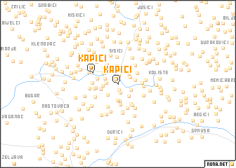 map of Kapići