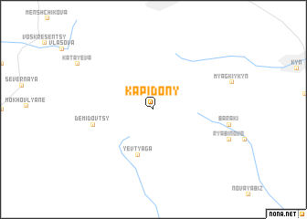 map of Kapidony