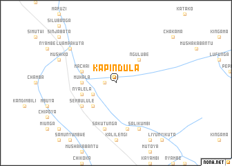 map of Kapindula