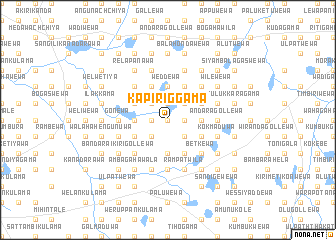 map of Kapiriggama