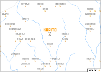 map of Kapito