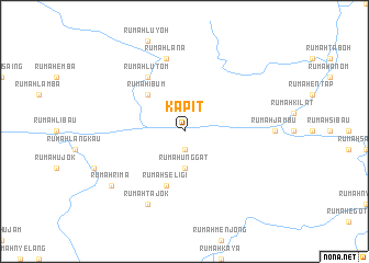 map of Kapit