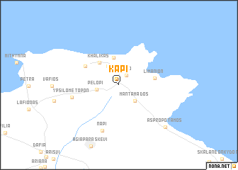 map of Kápi