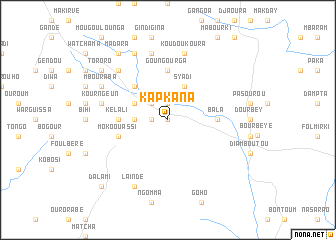 map of Kapkana