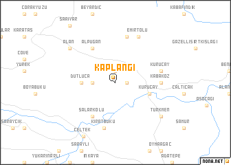 map of Kaplangı