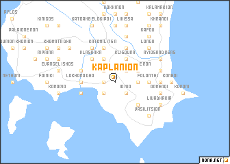 map of Kaplánion