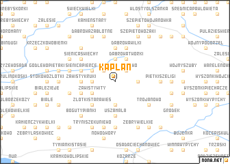 map of Kapłan