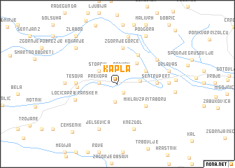 map of Kapla