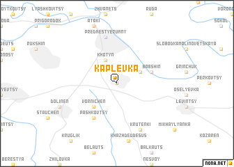 map of Kaplevka