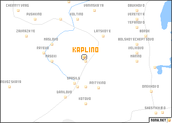 map of Kaplino