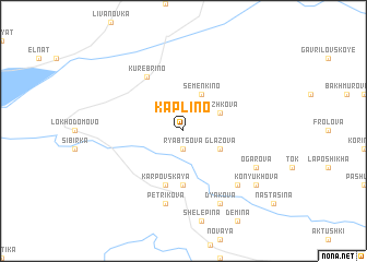 map of Kaplino