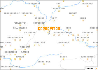 map of Kapnófiton