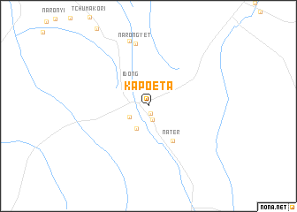 map of Kapoeta