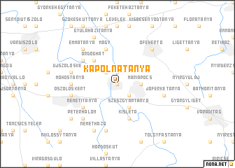 map of Kápolnatanya