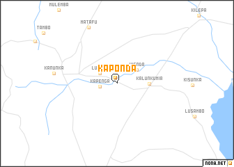 map of Kaponda