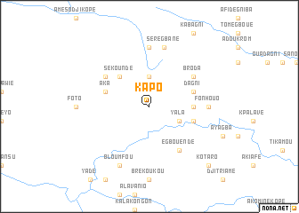 map of Kapo