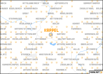 map of Kappel