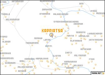 map of Kapriátsa
