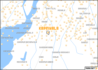 map of Kapriwāla