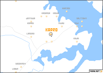 map of Kapro