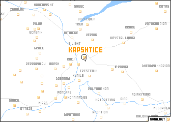 map of Kapshticë